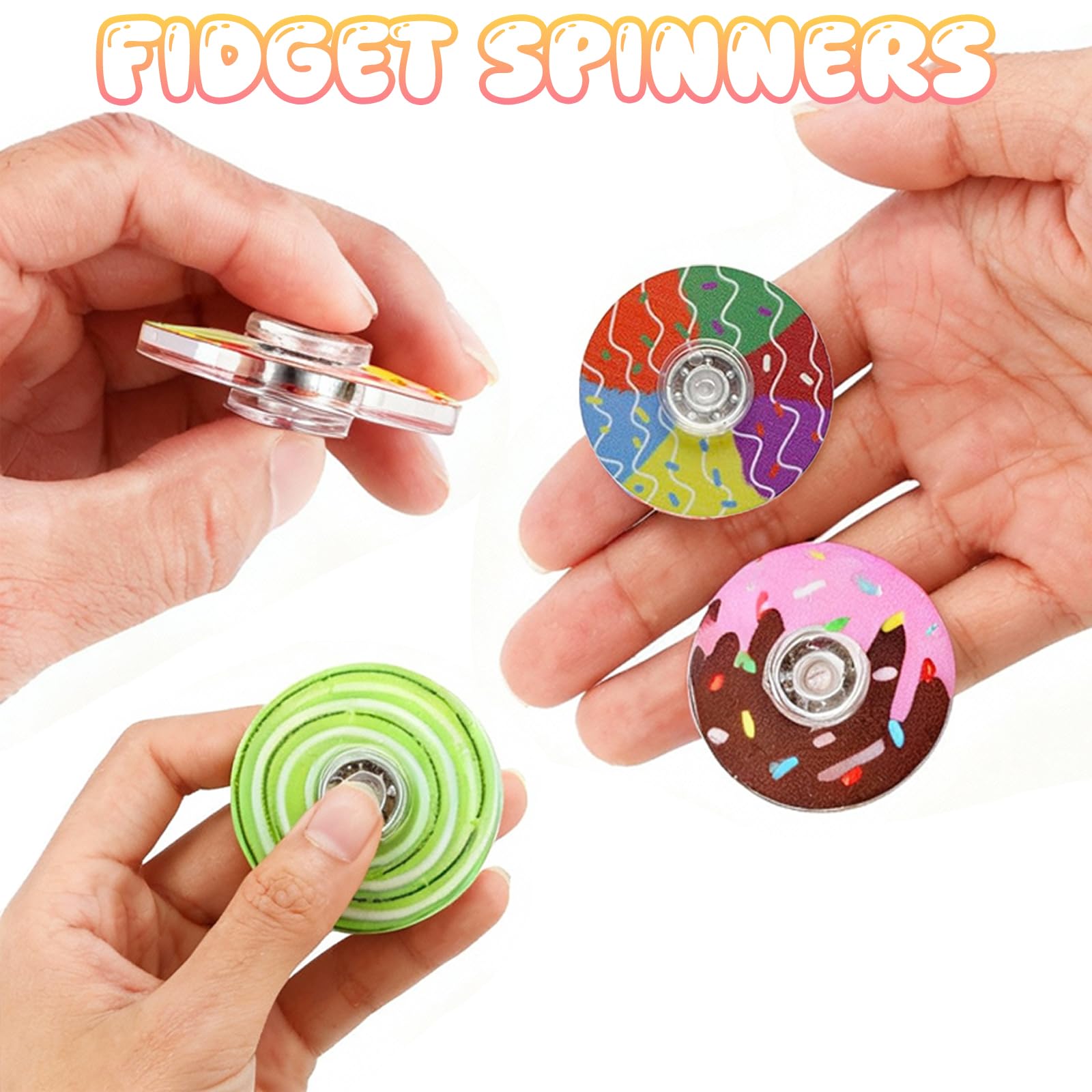 Amazon.co.jp: ドーナツミニフィジェットスピナー 40個パック バルク